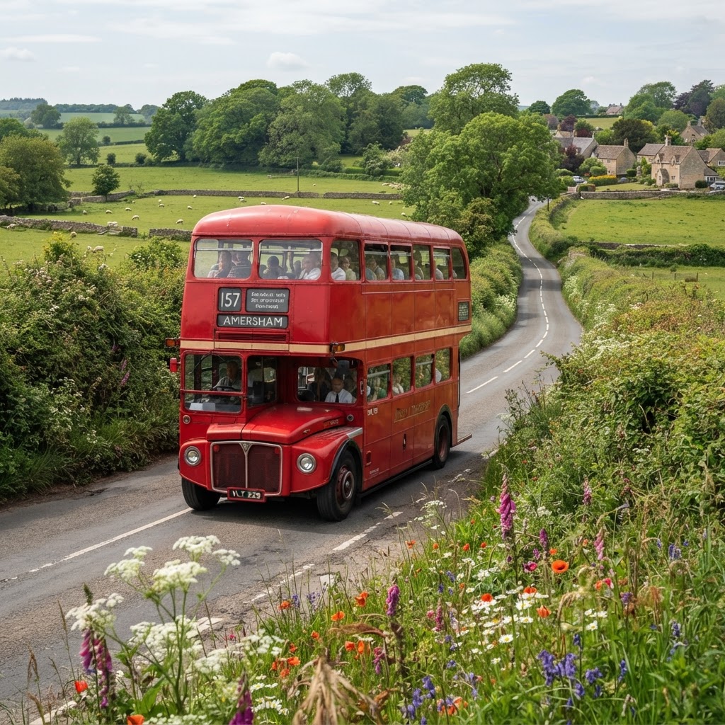 Local buses connect remote villages to the wider world.
