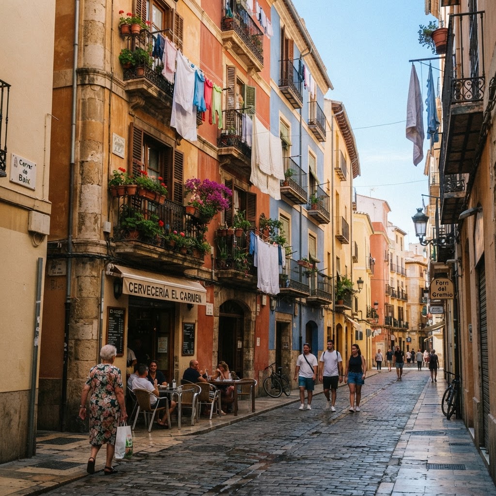 The charming, historic streets of the old city center offer endless character.