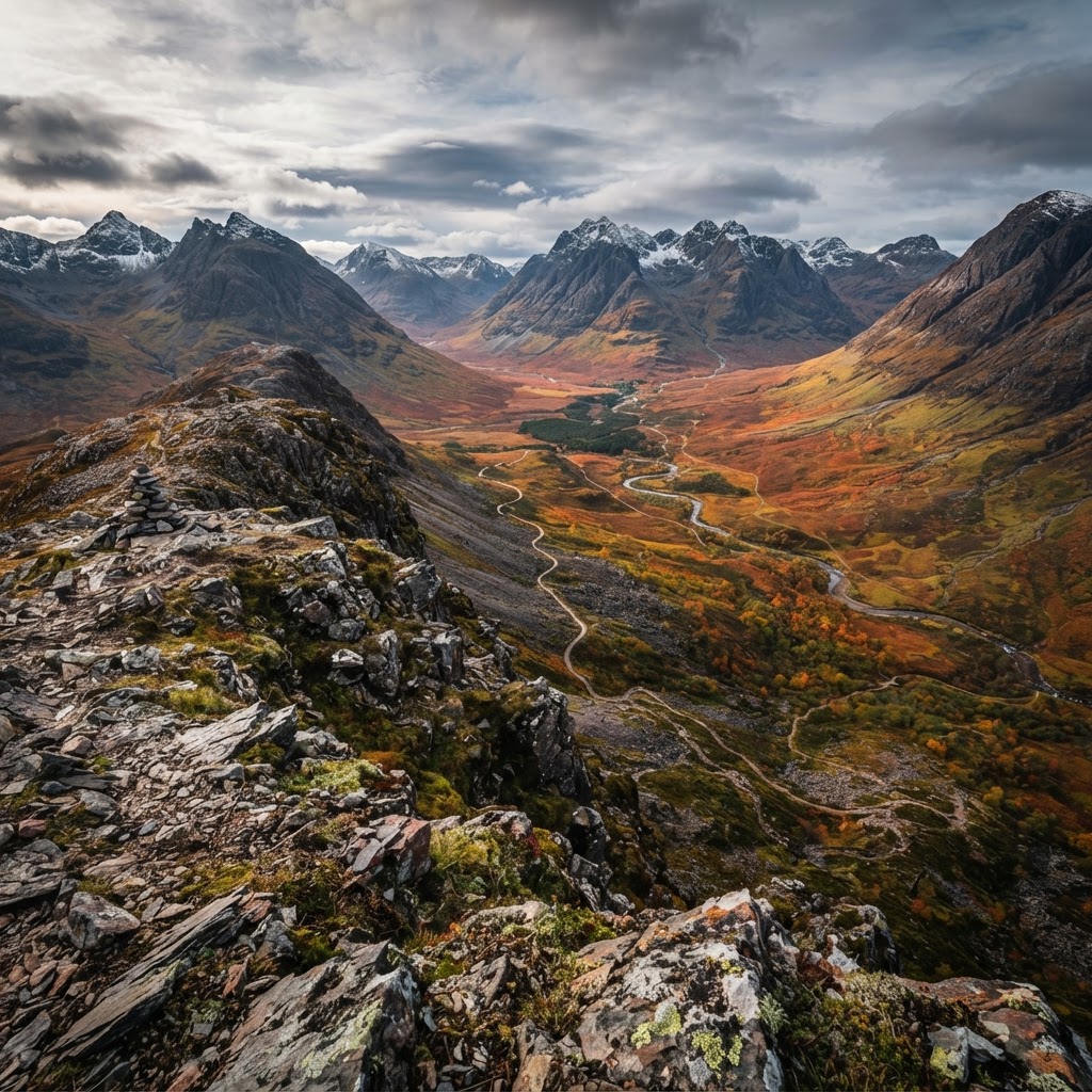 Rugged mountain trails offer breathtaking views for the adventurous traveler.