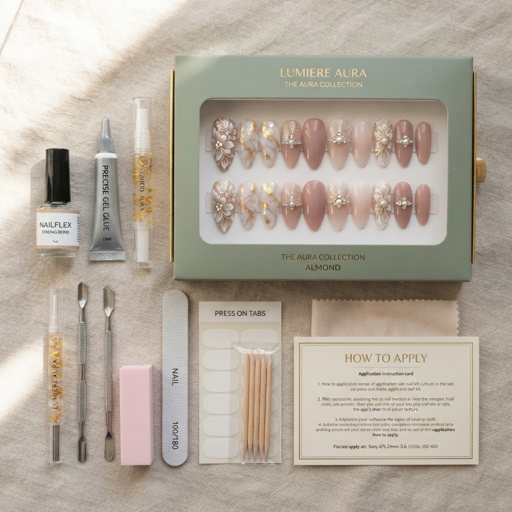 A professional nail kit ensures you have all the tools needed for success.