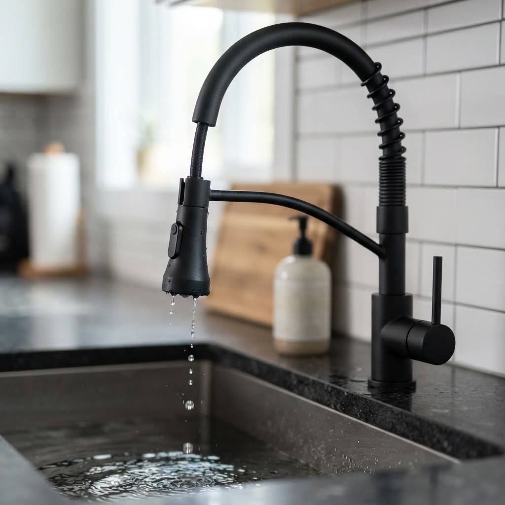 Durable PVD-finished fixtures are ideal for humid environments.