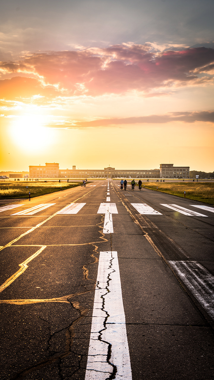 Tempelhofer Feld provides a unique, expansive space for relaxation.