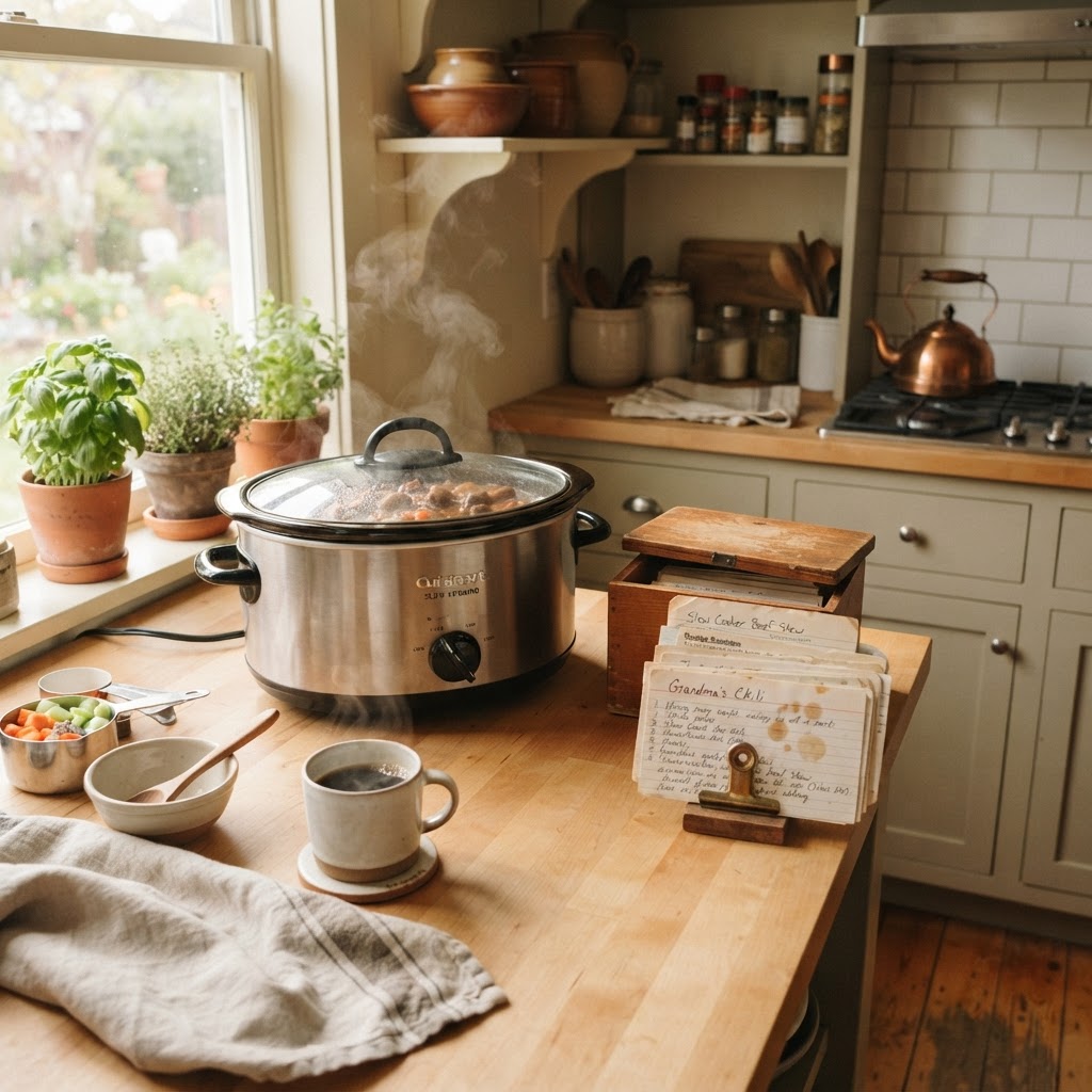 Setting up your kitchen for successful slow cooker meals.