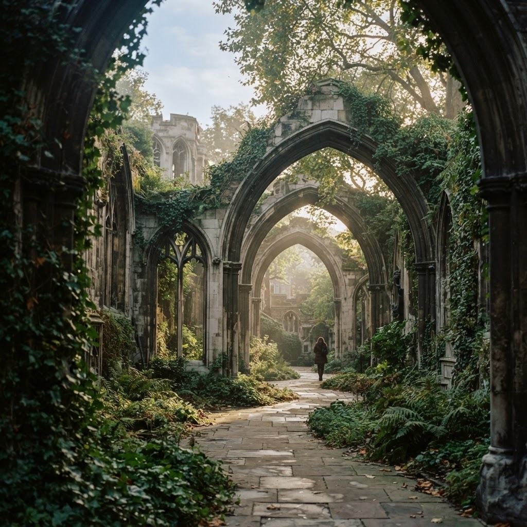 The peaceful ruins of St. Dunstan in the East offer a beautiful, quiet escape.
