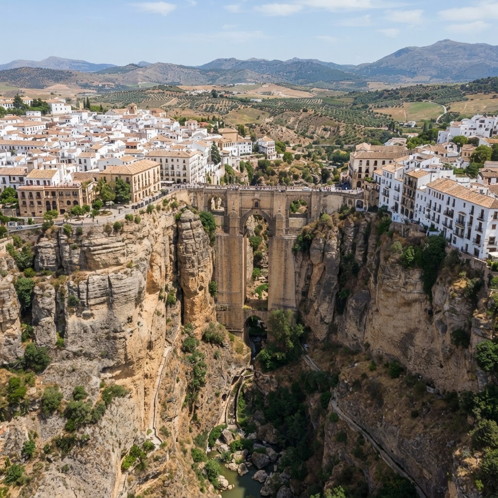 The iconic bridge crossing the dramatic gorge in Ronda.