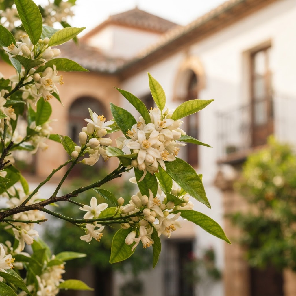 A detailed look at the delicate azahar, the signature scent of Seville.
