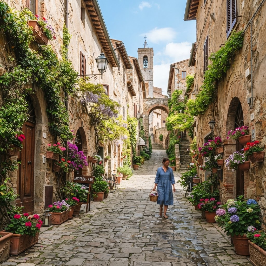 Medieval hill towns offer endless charm for those willing to wander slowly.