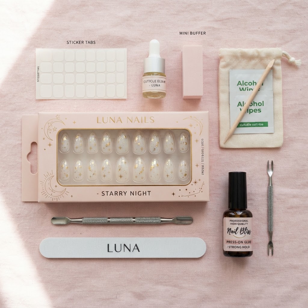 Organize your nail kit to ensure you have all the necessary supplies for perfect results.
