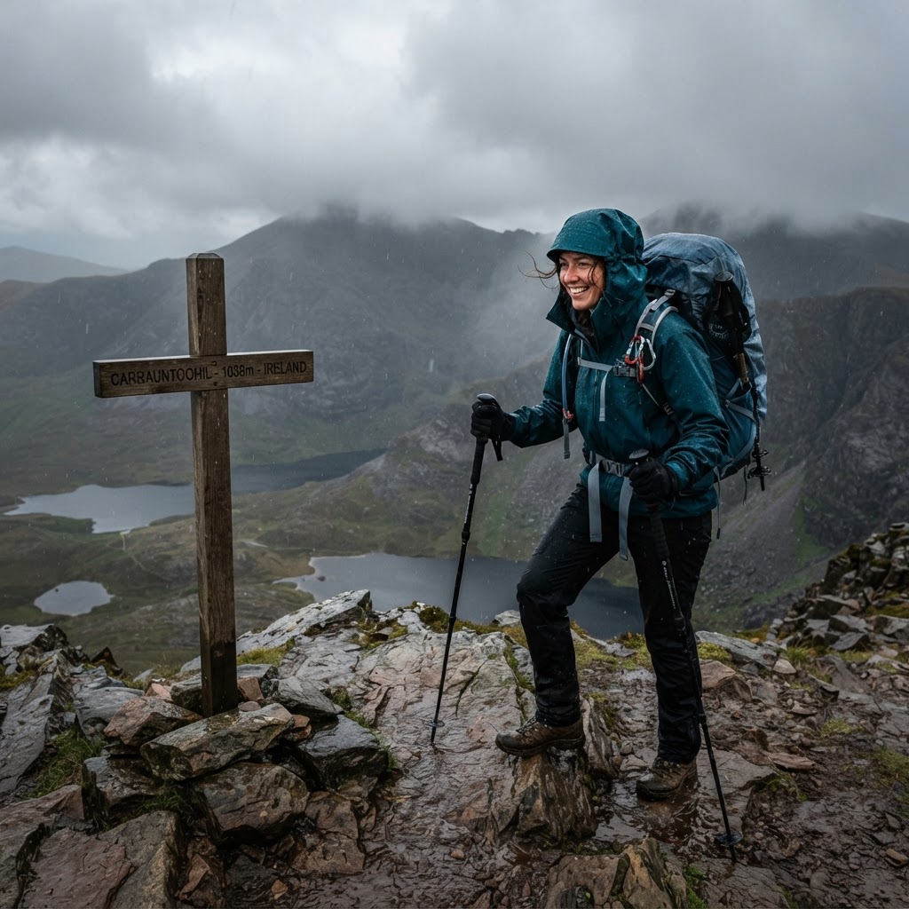 Stay dry and comfortable regardless of the Irish weather.