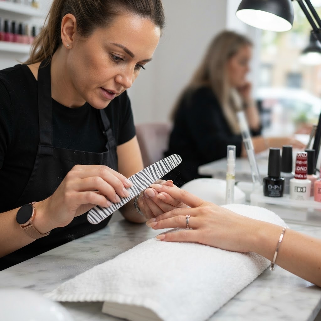 Achieving a professional salon finish at home.
