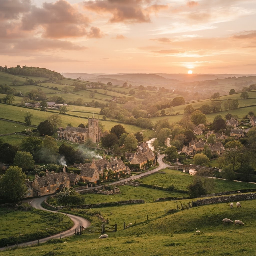 Ultimate British Countryside Road Trip: Cotswolds Edition 4 Rolling hills provide the perfect backdrop for your English getaway.