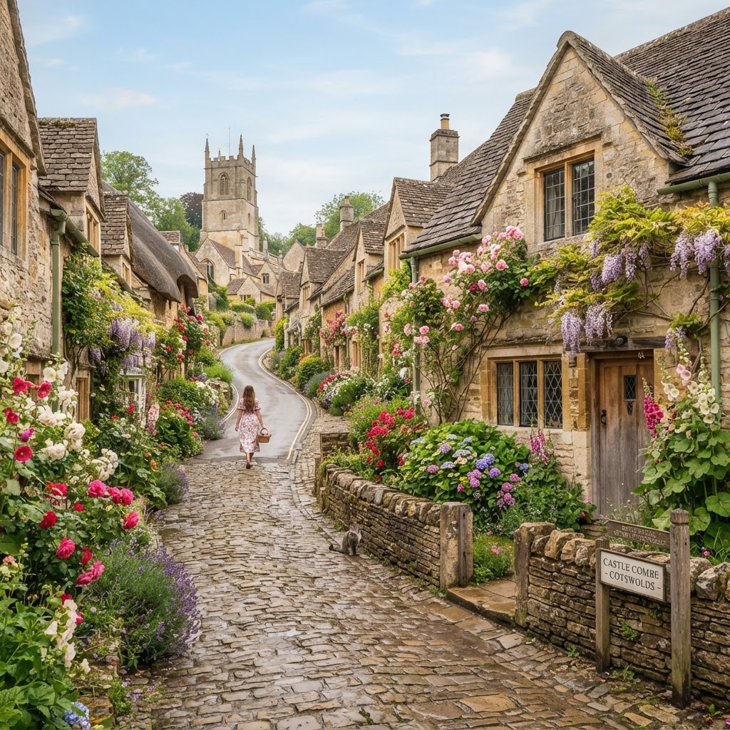 Traditional stone cottages are a quintessential part of the charm found in the region.