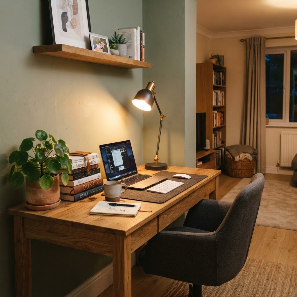 Task lighting can be both functional and beautifully warm.