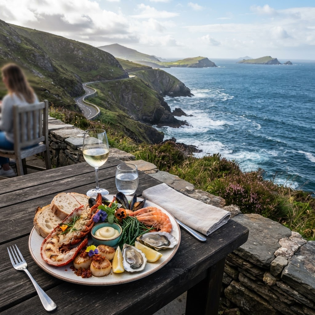 7-Day Ireland Itinerary for Foodies: A Culinary Road Trip 3 Fresh, sustainable Atlantic catch served along the Wild Atlantic Way.