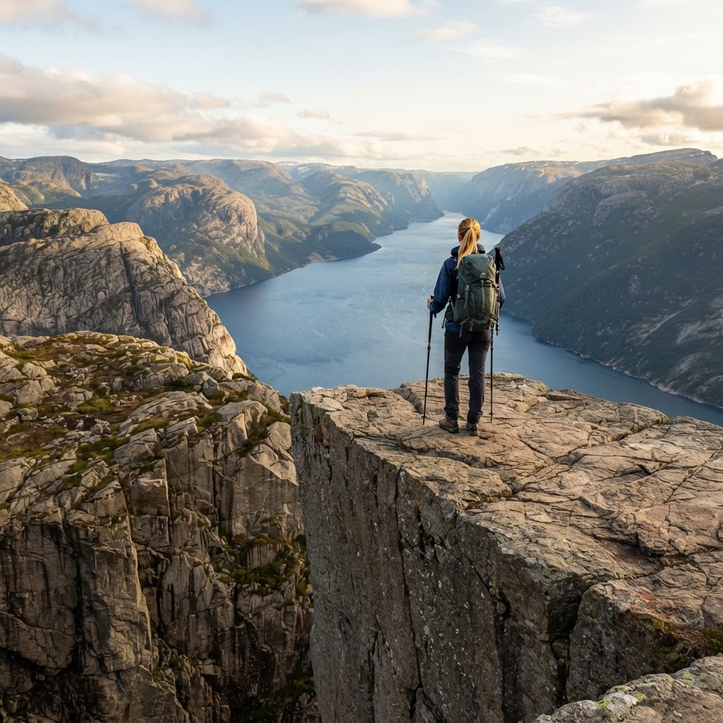 Exploring the vast, rugged terrain of Norway.
