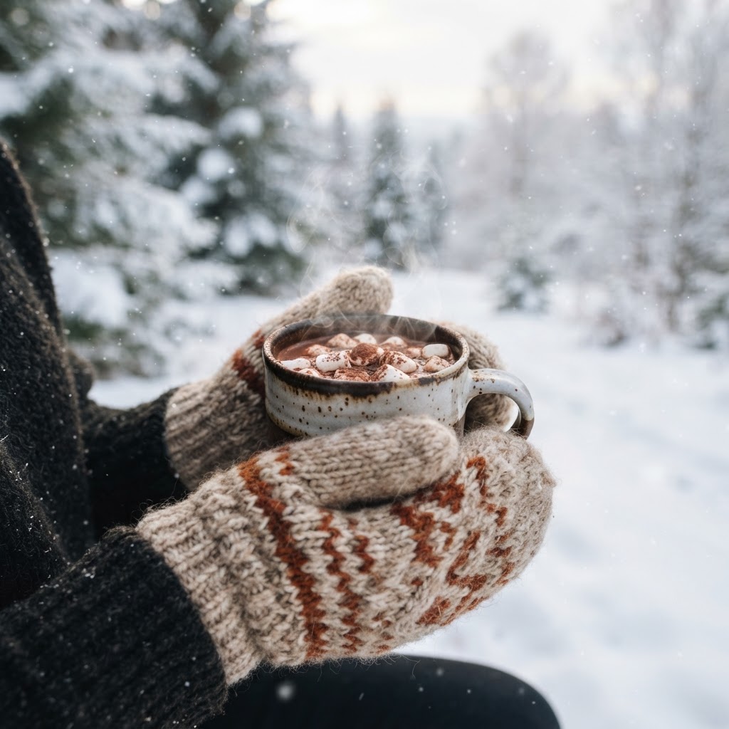 Stay warm and cozy after a day of exploring the winter landscape.