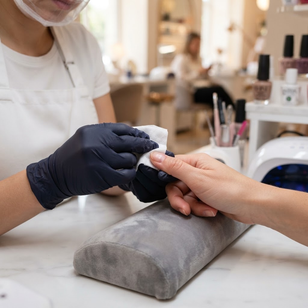Proper nail prep is essential for longevity.
