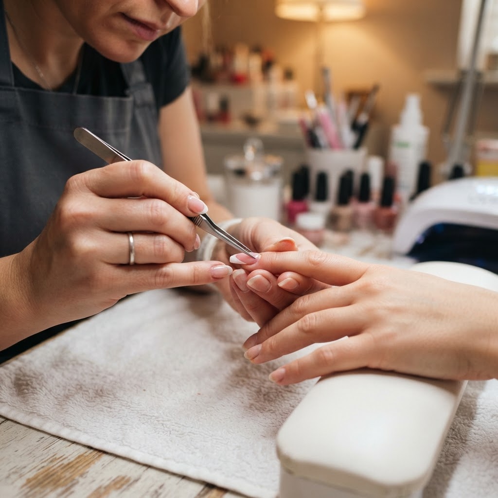 Expert tips for a perfect press on nail application.