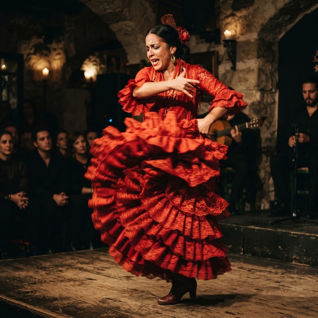 The intense passion of flamenco in Triana.