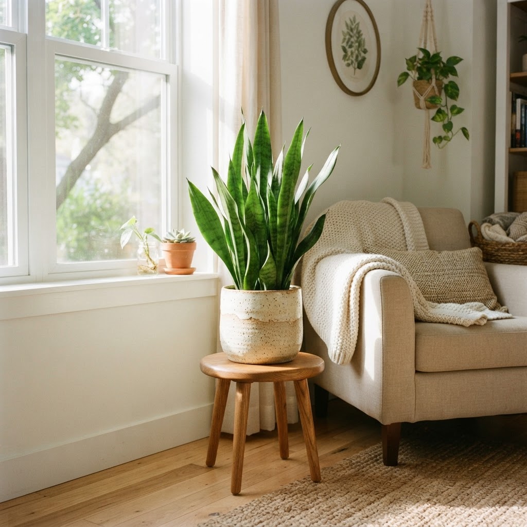 Adding greenery is an affordable way to bring life into any room.