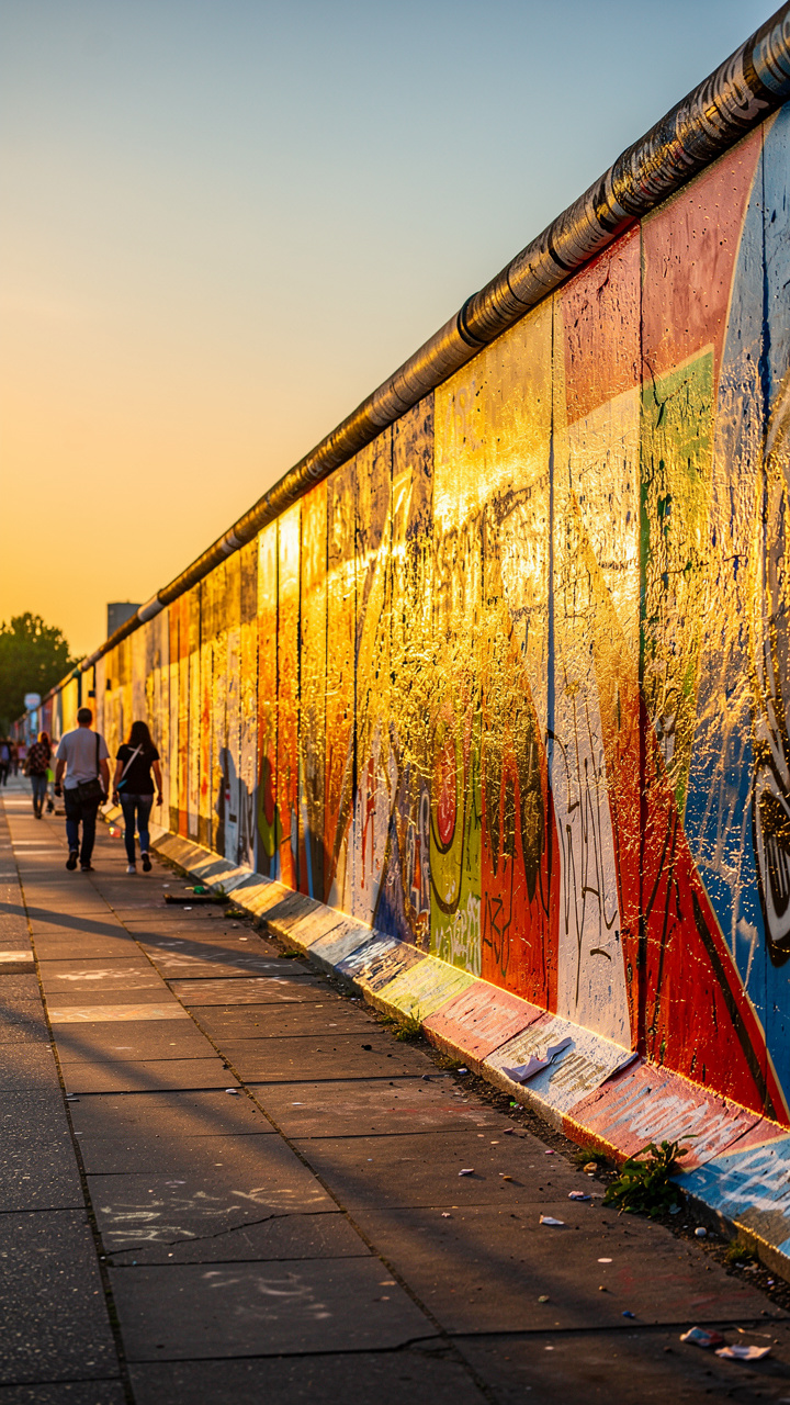 The East Side Gallery offers incredible street art and historical depth.