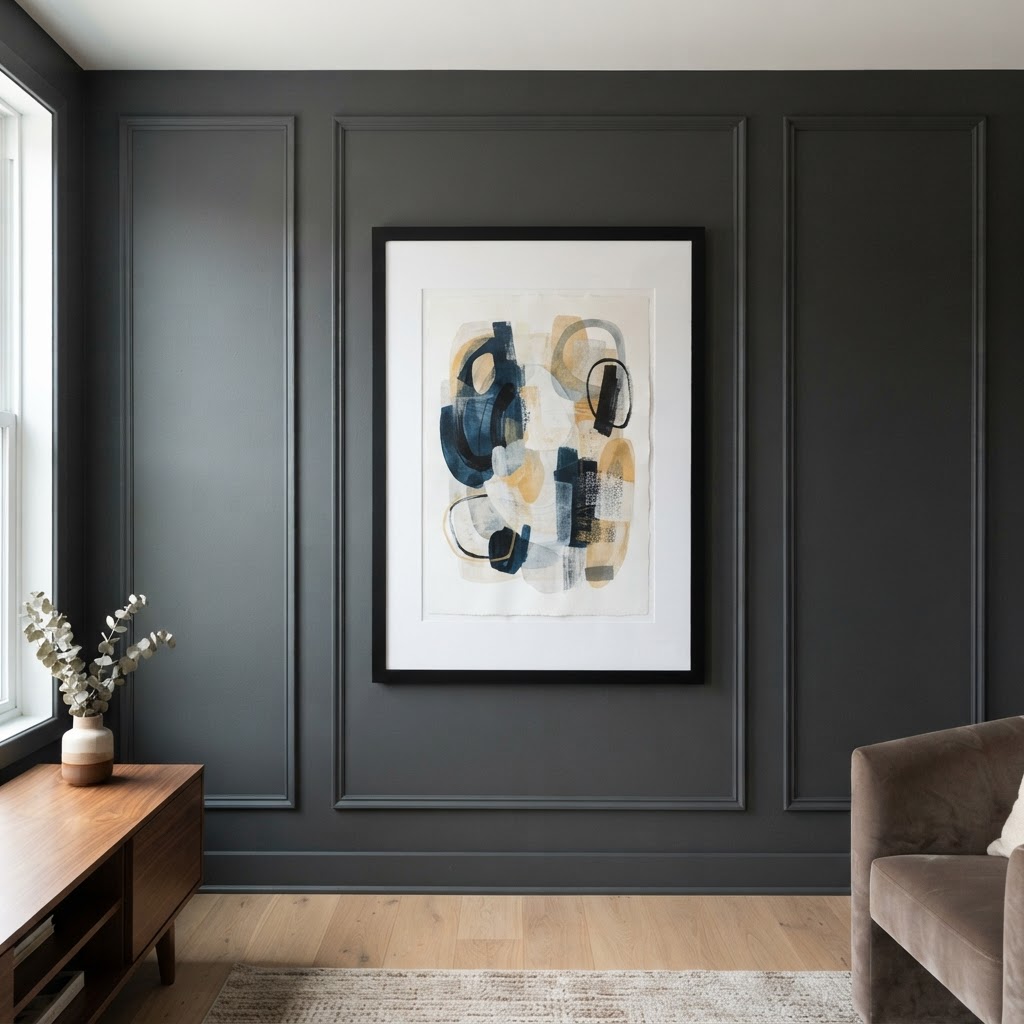 Architectural details add character to plain walls.