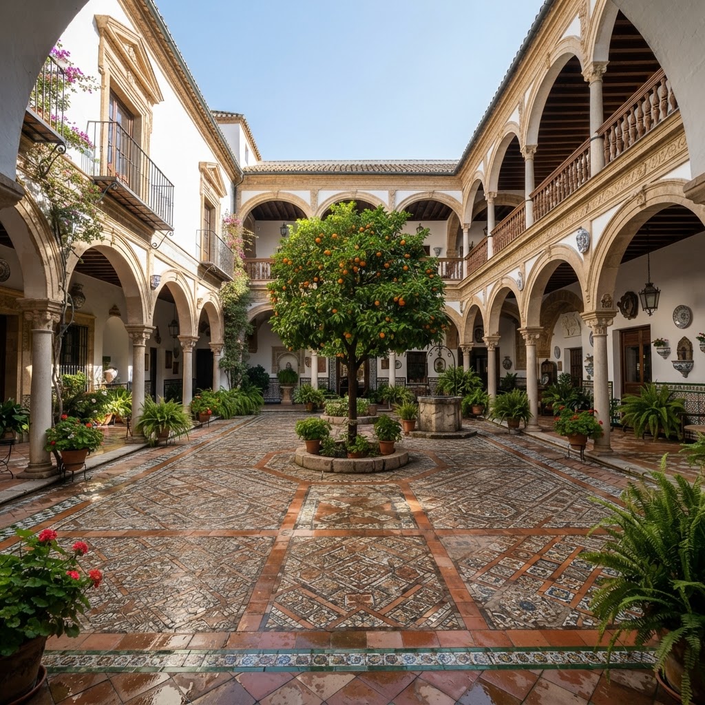 The historic and architectural beauty of the Palacio de Viana.