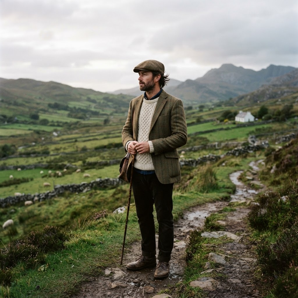 The classic Irish country gentleman look.