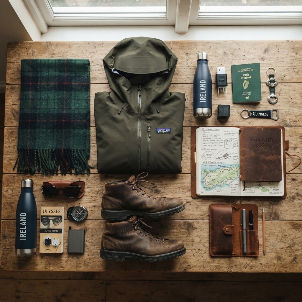 Essential items to pack for any Ireland adventure.