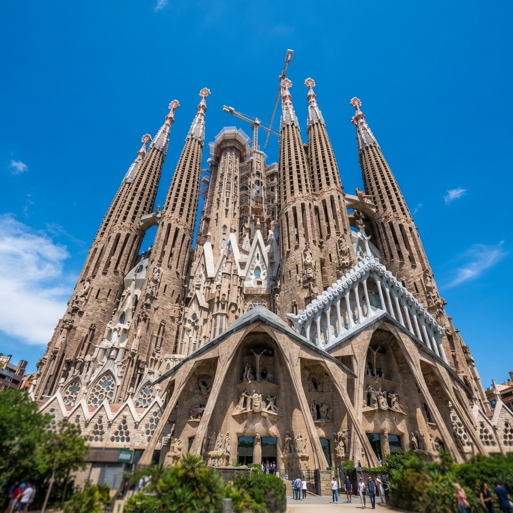 The Architecture That Makes Spain Unforgettable 3 The Sagrada Família represents the unparalleled artistic vision of Antoni Gaudí.