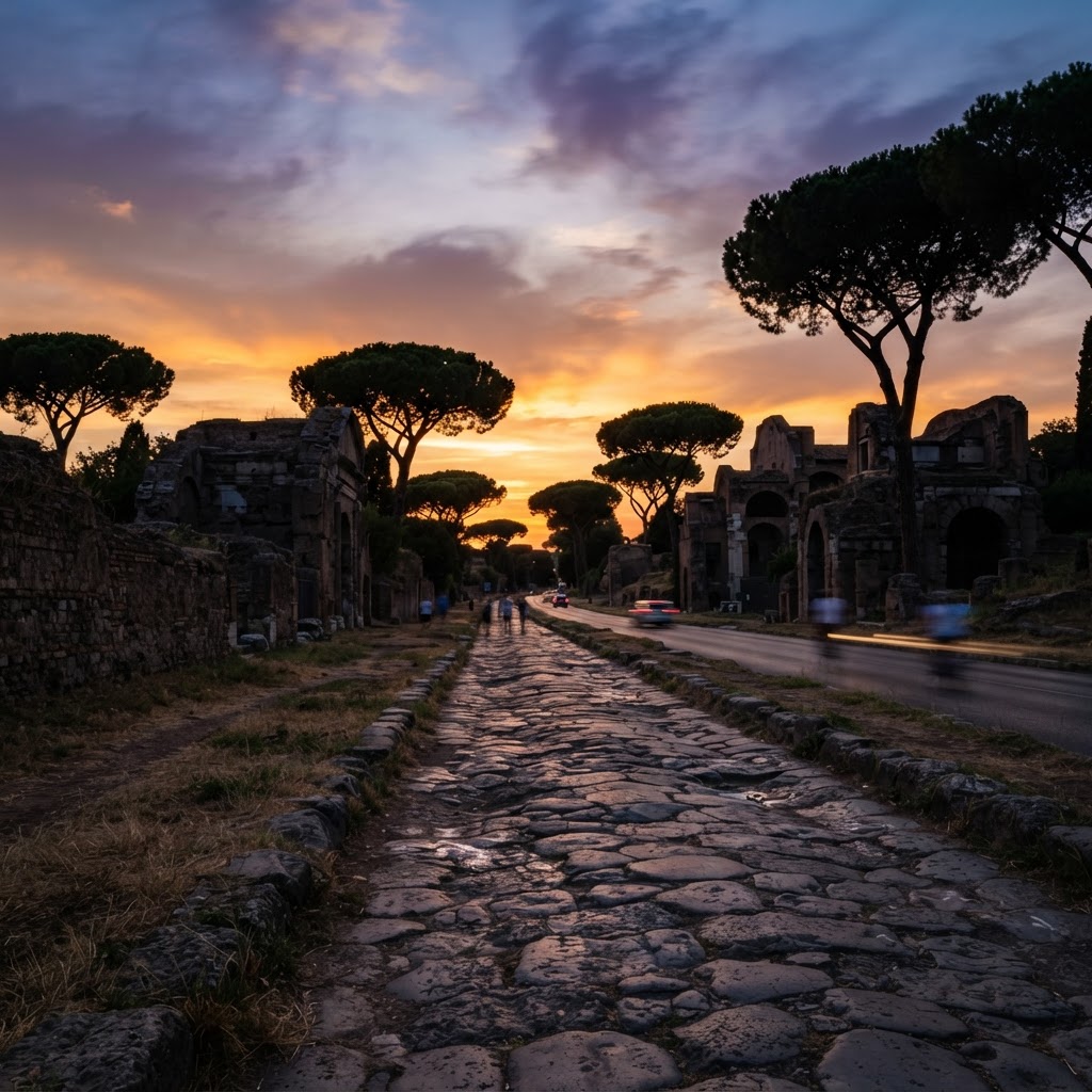The epic, timeless beauty of the ancient Appian Way.