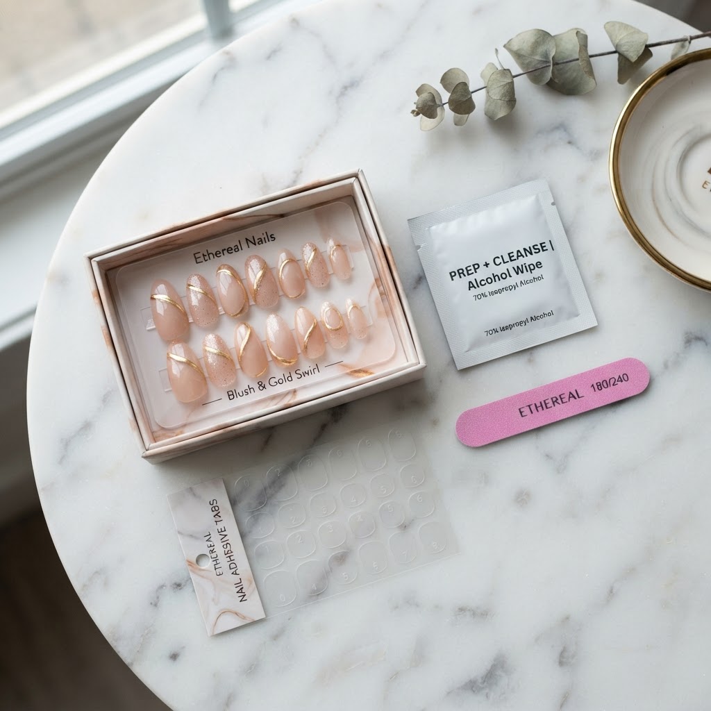 Gather your tools: tabs, file, and alcohol wipes are essential for success.