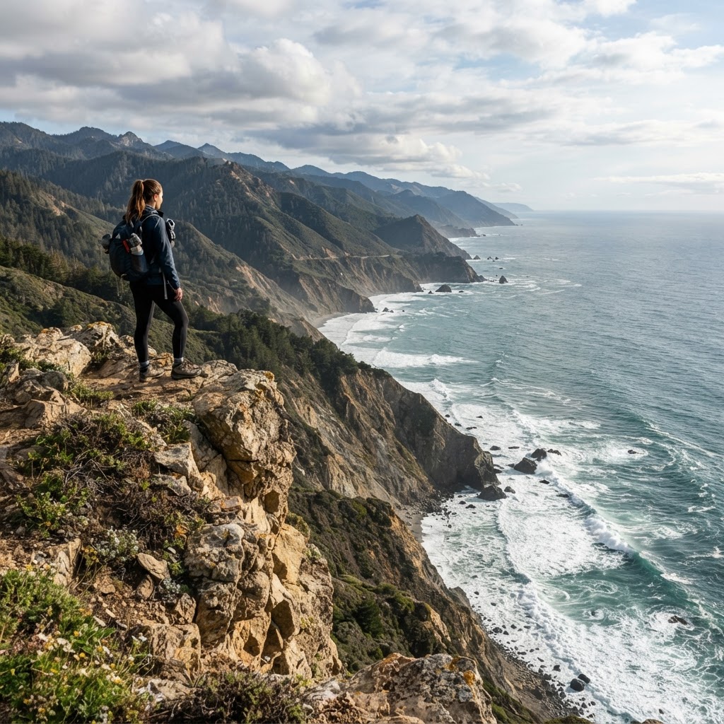 Where the Mountains Meet the Sea: A Coastal Guide 3 Breathtaking views from a coastal mountain ridge hike.