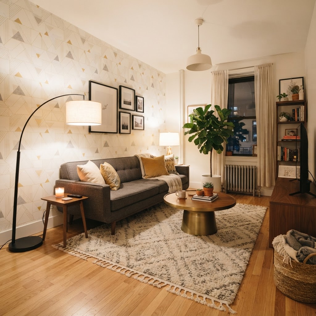 Transform generic walls with removable wallpaper for an instant style boost.