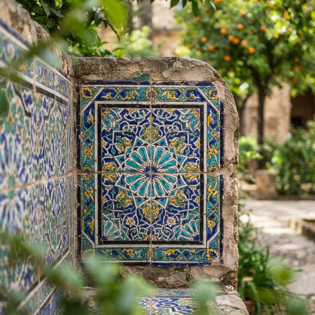 15 Best Photo Spots in Seville: A Guide 3 Detailed patterns found within the Real Alcazar.