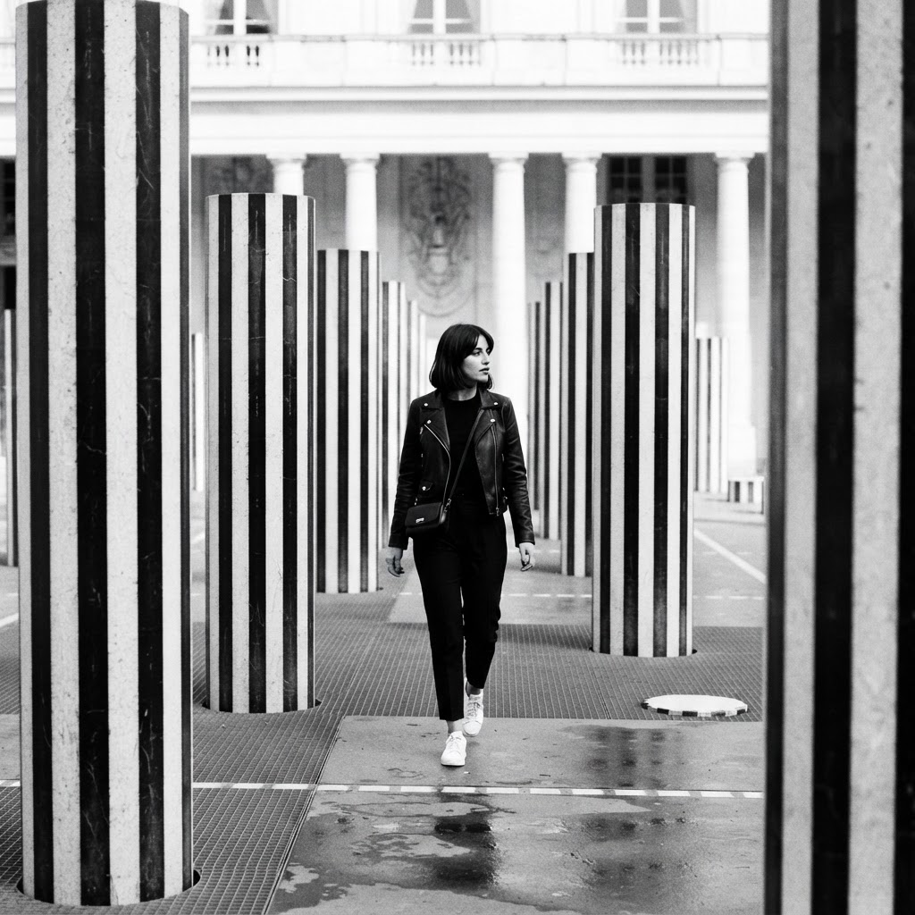The striking, geometric beauty of the Palais-Royal.
