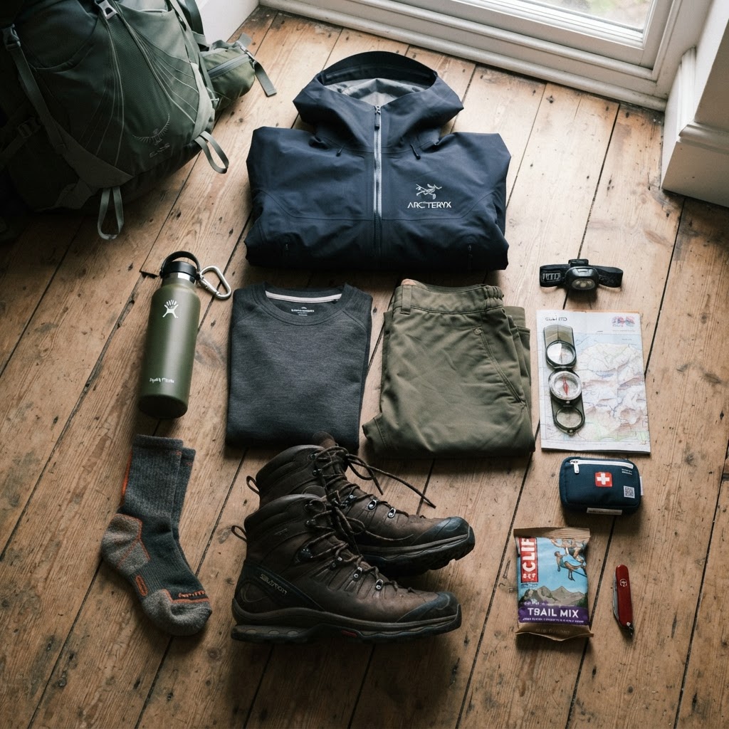 The ultimate packing list for a cozy and dry hiking experience in Ireland.