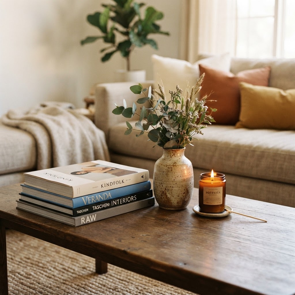 Style surfaces in groups of three for a professional look.