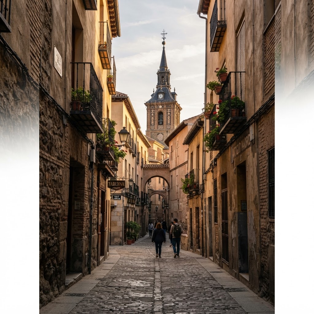 Walking the Narrow Streets of Old Madrid: A Travel Guide 4 The winding alleys of the Austrias district.