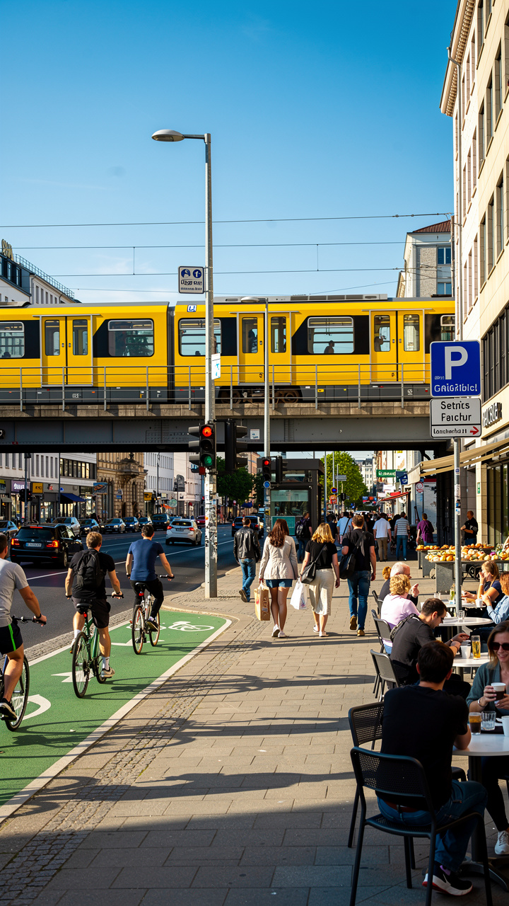 Major German cities like Berlin offer extensive public transit options that make car ownership unnecessary.