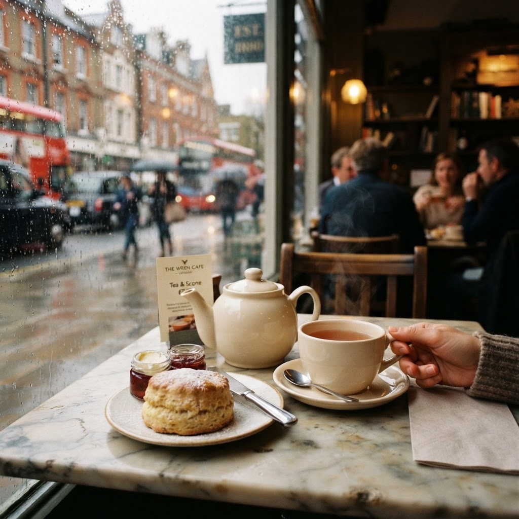 Find warmth and comfort in a classic London afternoon tea.