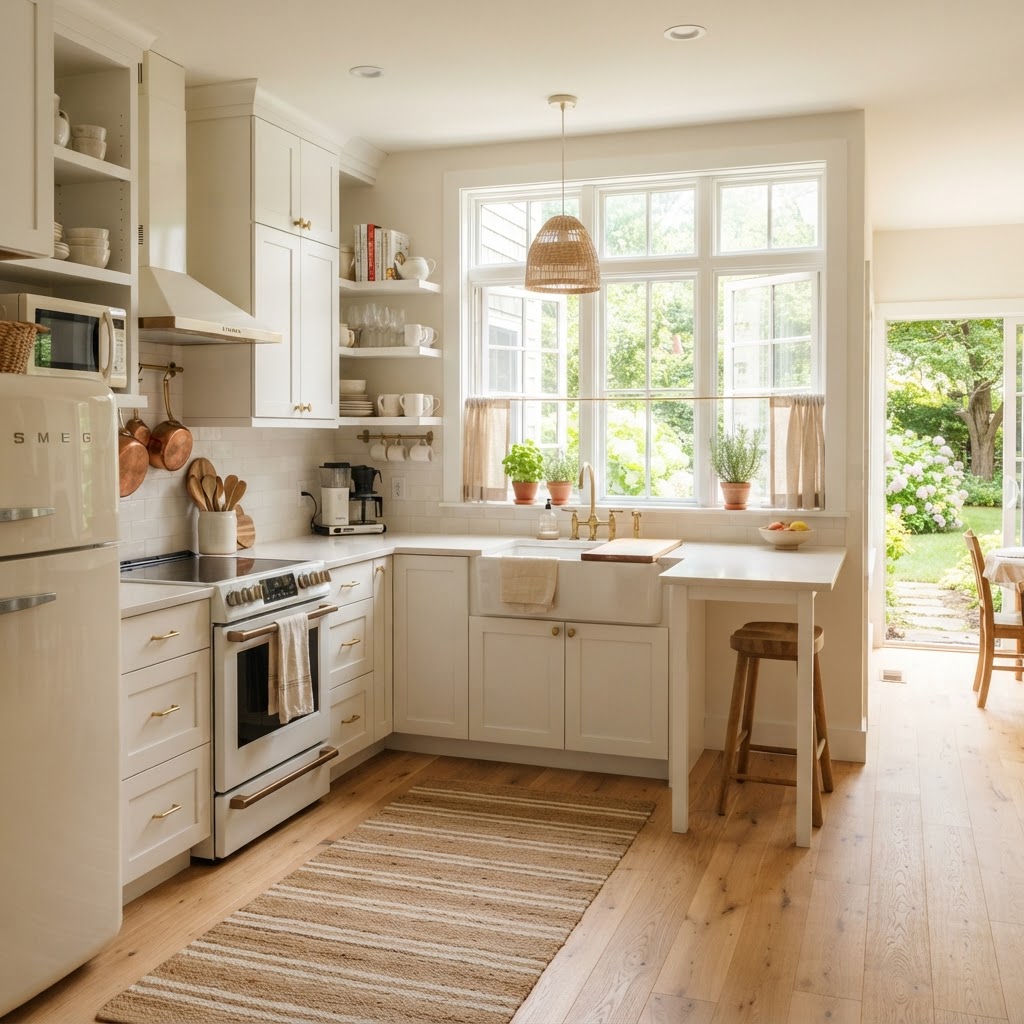 Bright colors create an open atmosphere.