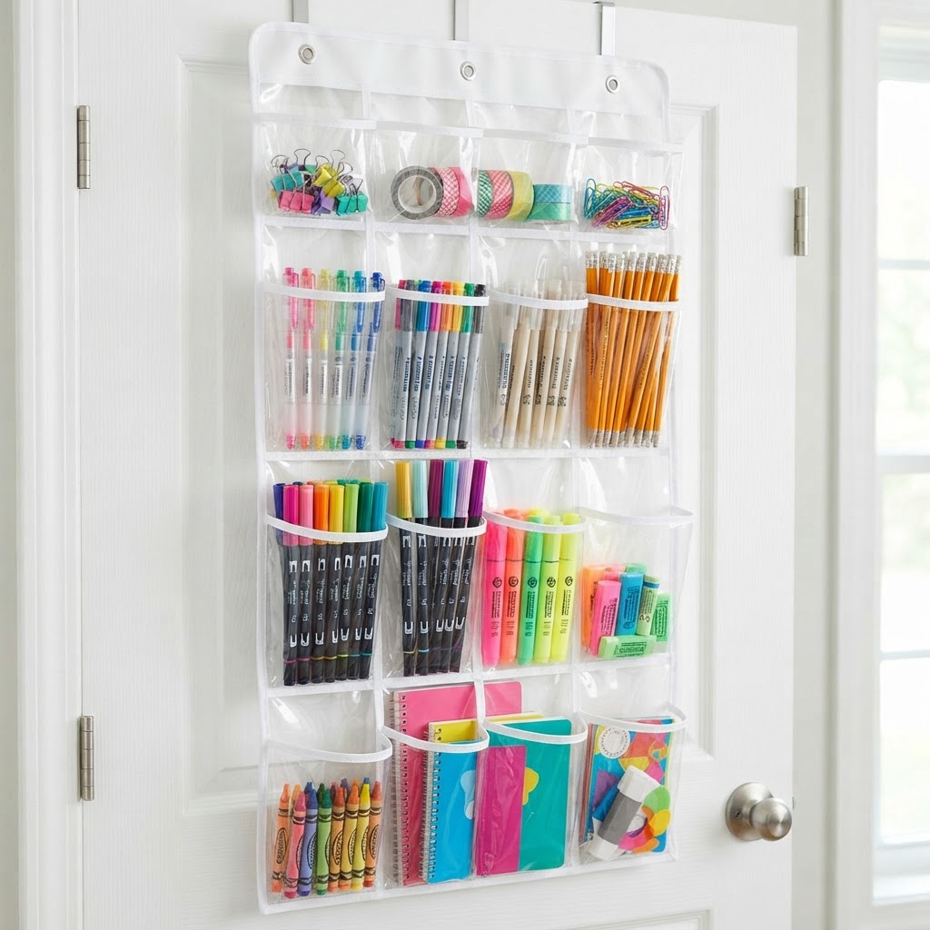 Clear pockets make finding small accessories incredibly easy.