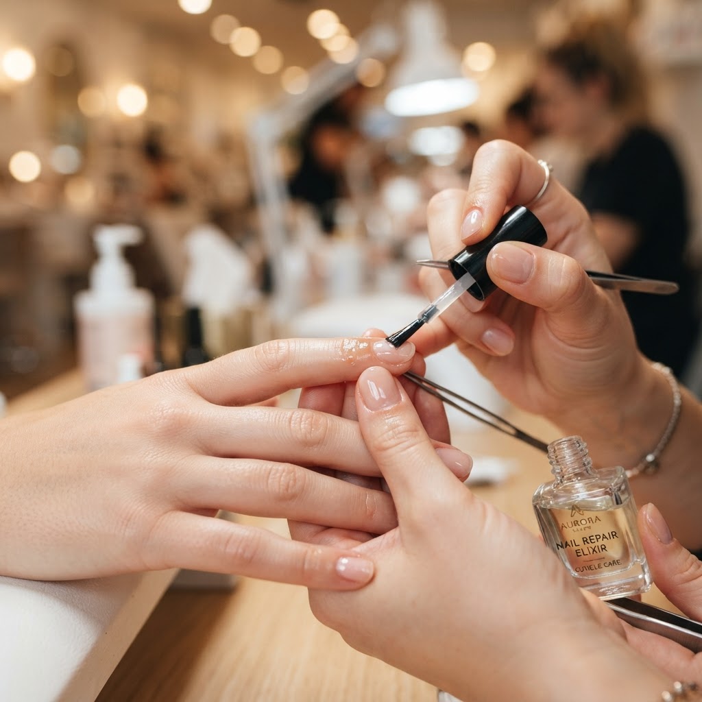 Regular cuticle oil application is key to growth.