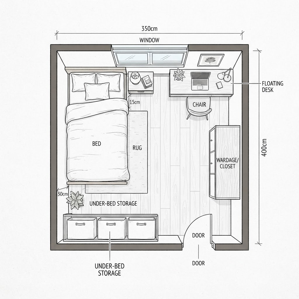 Planning your layout with a floor plan can help identify hidden opportunities.