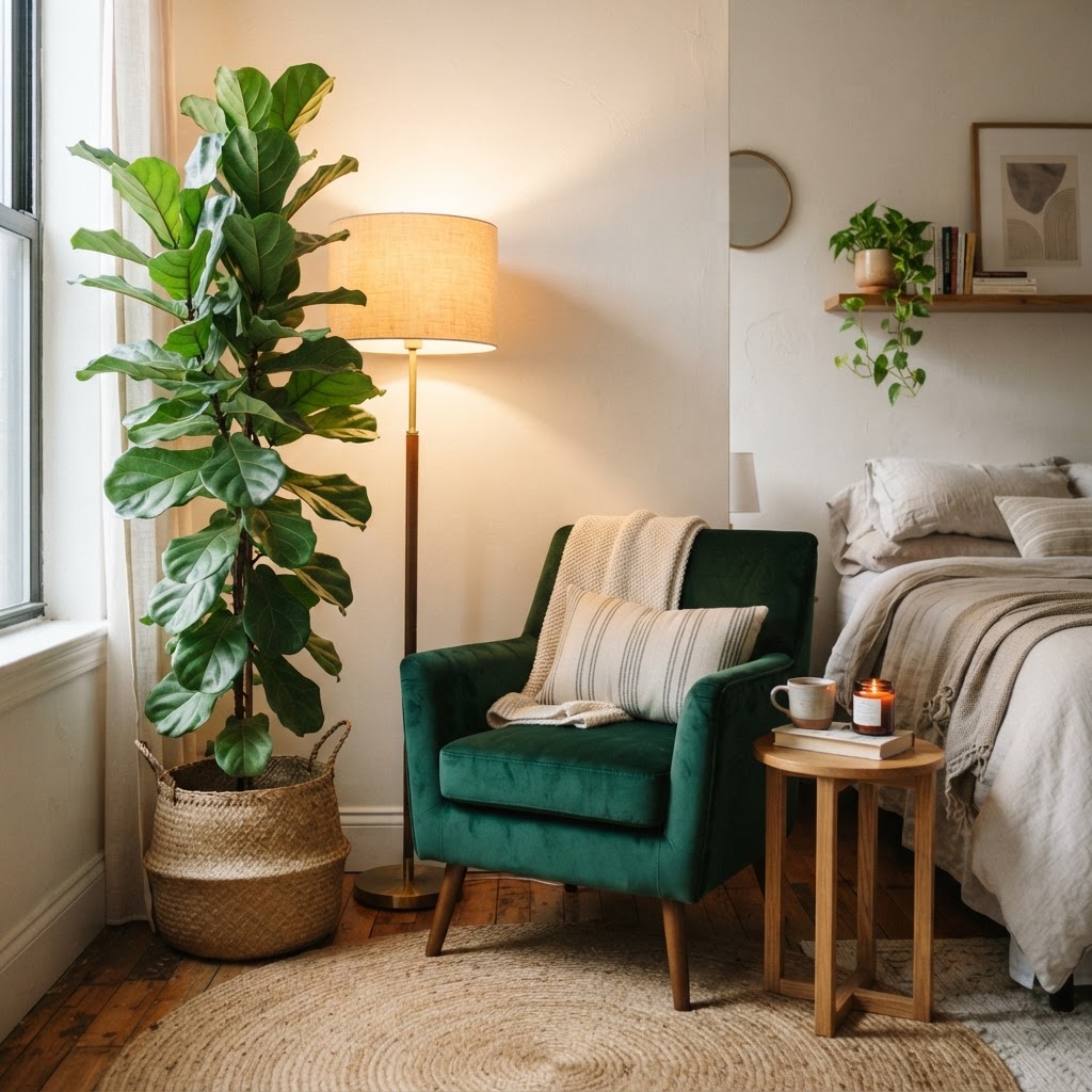 Add life to your room with low-maintenance houseplants.