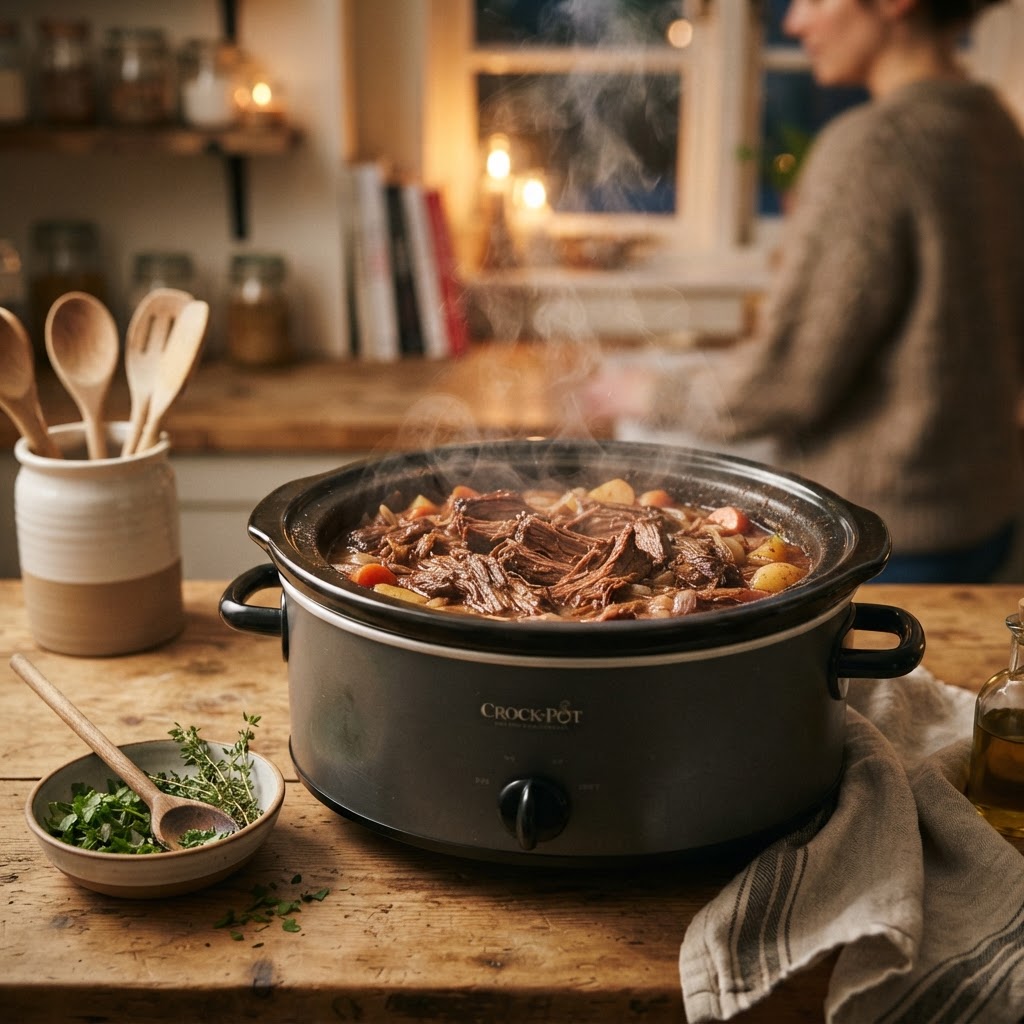 Warm, comforting slow cooker meals are perfect for busy weeknights.