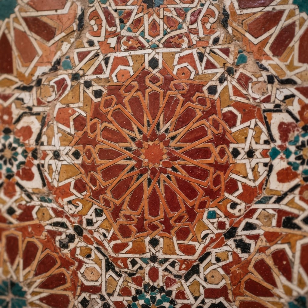 The Warm Colors of Southern Spain: A Visual Guide 3 Geometric details reflecting the rich history of Moorish design influences.