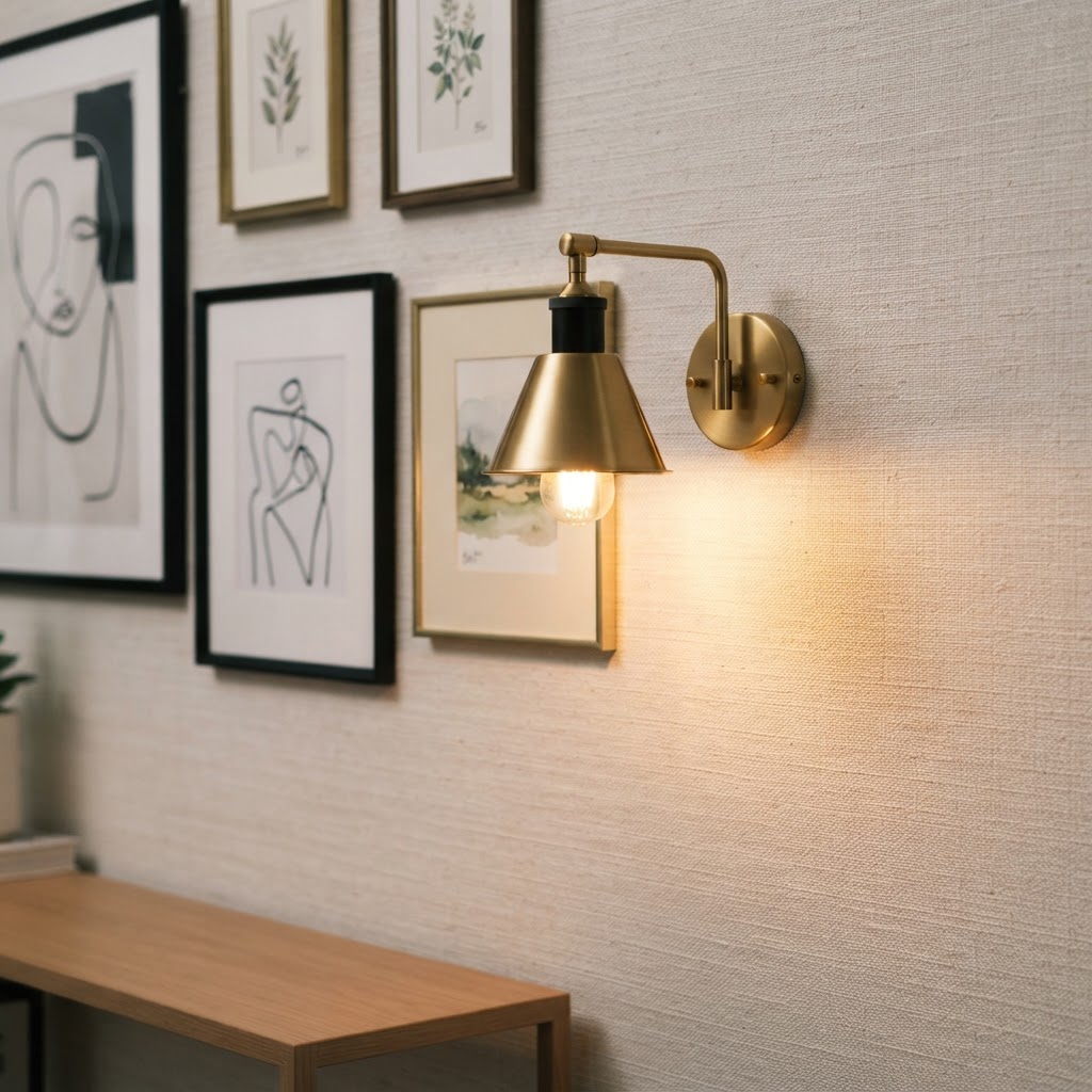 Wall sconces add a sophisticated, hotel-like touch to any wall.