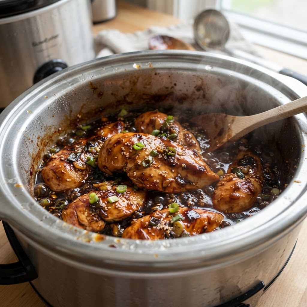 Juicy chicken breast infused with savory teriyaki sauce.